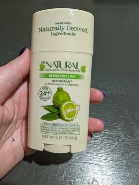 Dr. Natural Bergamot Lime Scented Deodorant 2.25 Oz New